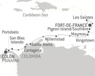 Карта круиза