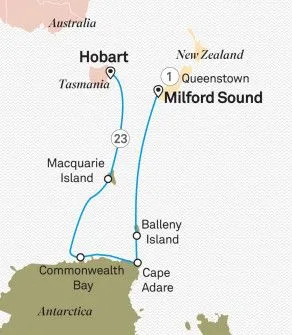 Карта круиза