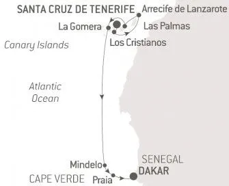 Карта круиза