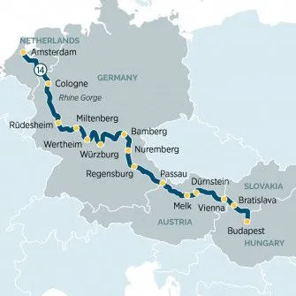 Карта круиза