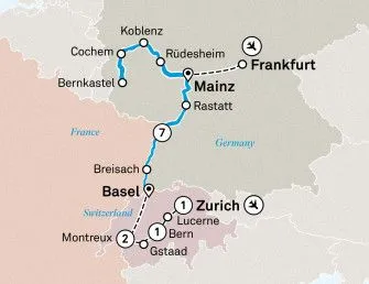 Карта круиза