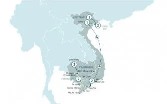 Карта круиза