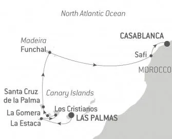 Карта круиза