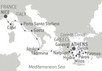 Карта круиза