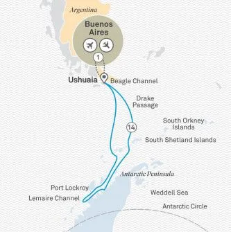 Карта круиза