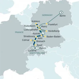 Карта круиза