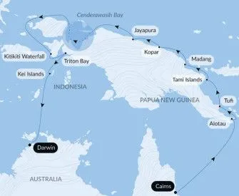 Карта круиза