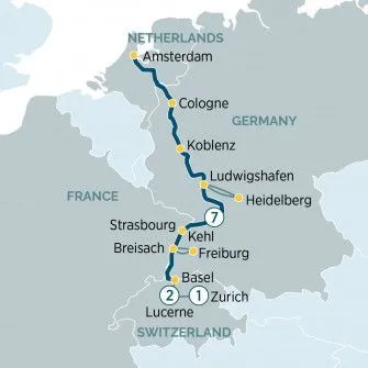 Карта круиза