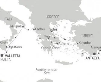 Карта круиза