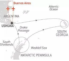 Карта круиза