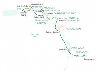 Карта круиза