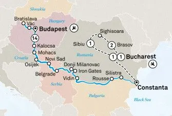 Карта круиза