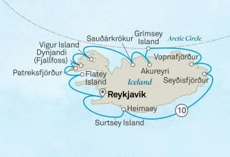 Карта круиза