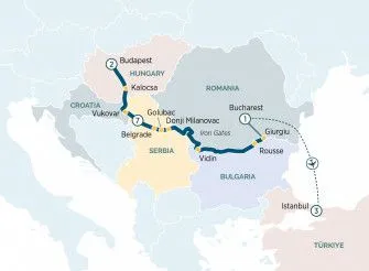 Карта круиза