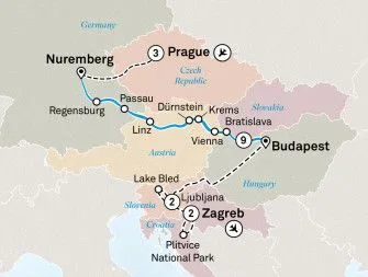 Карта круиза