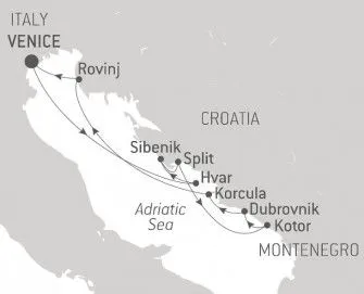 Карта круиза