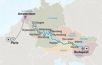 Карта круиза