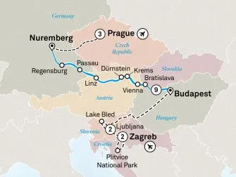 Карта круиза