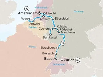 Карта круиза