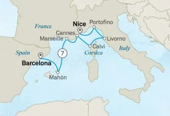 Карта круиза