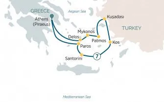 Карта круиза