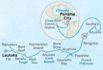 Карта круиза