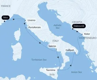 Карта круиза