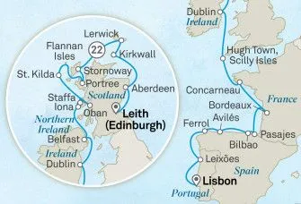 Карта круиза