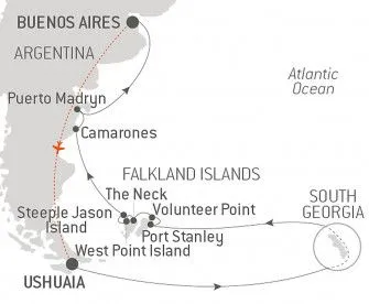 Карта круиза