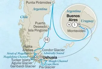 Карта круиза