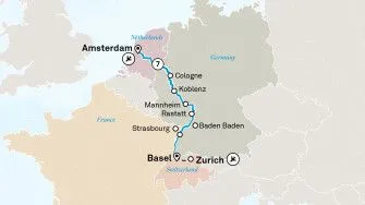 Карта круиза