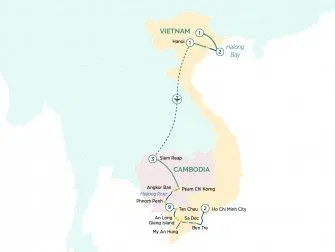 Карта круиза