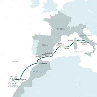 Карта круиза