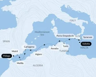 Карта круиза