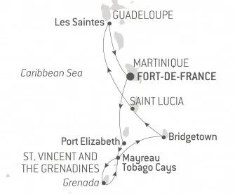 Карта круиза