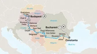 Карта круиза