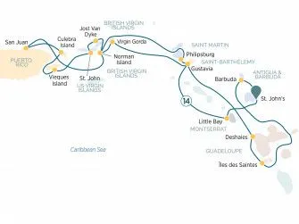 Карта круиза