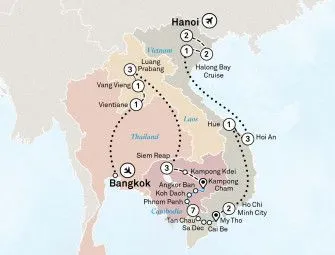 Карта круиза