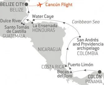 Карта круиза