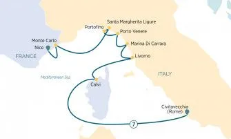 Карта круиза