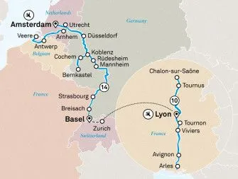 Карта круиза