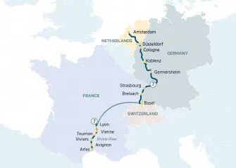 Карта круиза