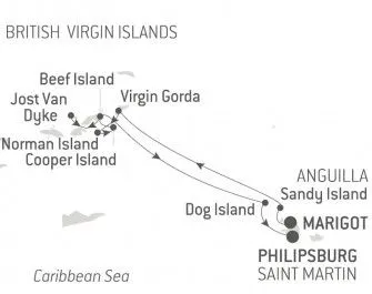 Карта круиза