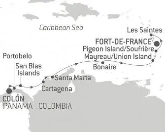 Карта круиза