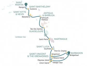 Карта круиза