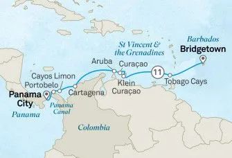 Карта круиза