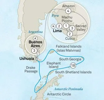 Карта круиза