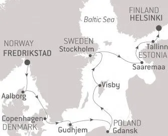 Карта круиза