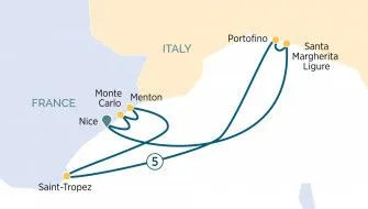 Карта круиза