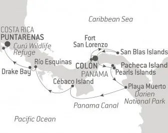 Карта круиза